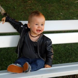 'Deadly' Kids Leather Jacket