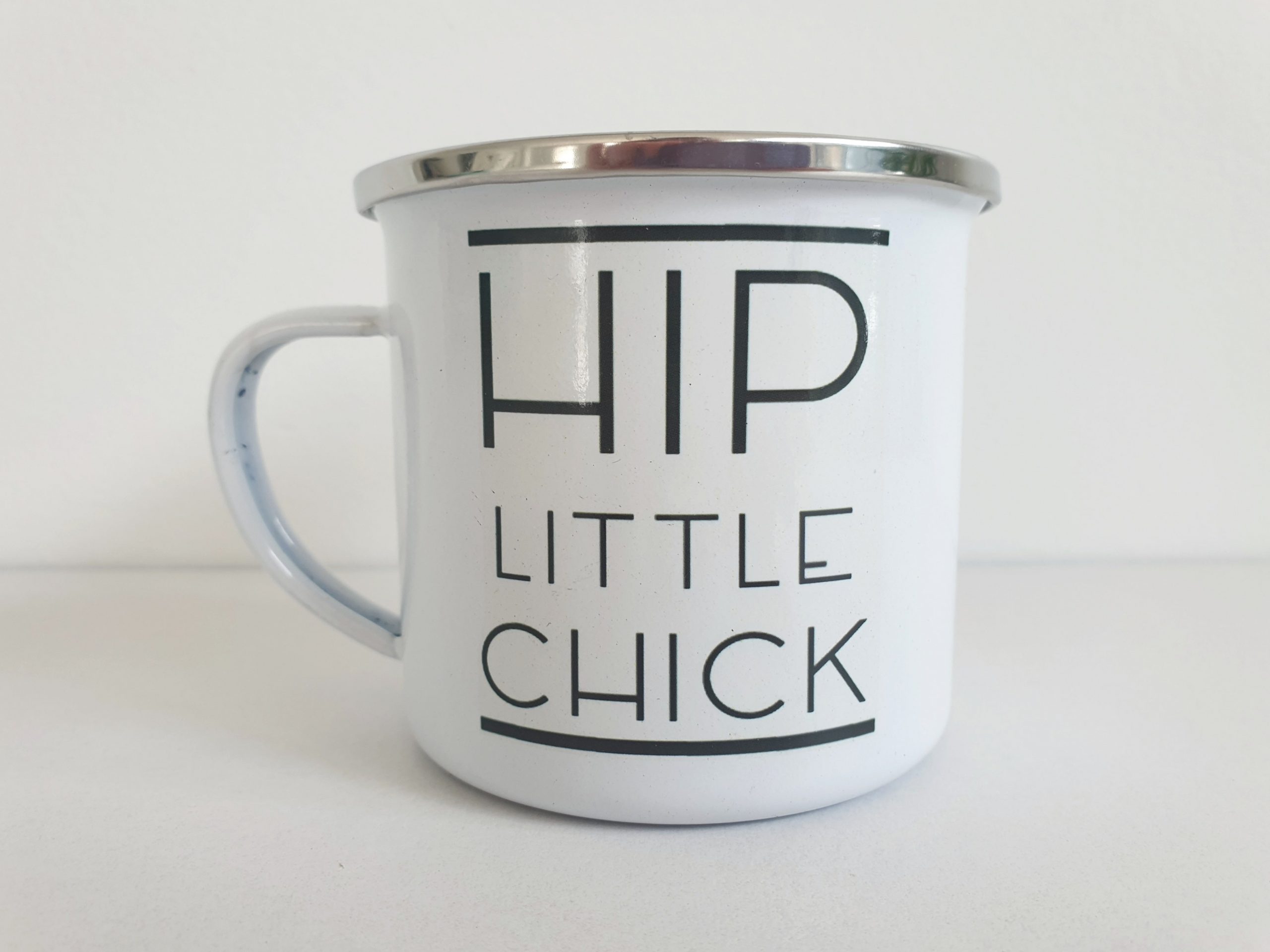 Hip Little Chick Enamel Mug