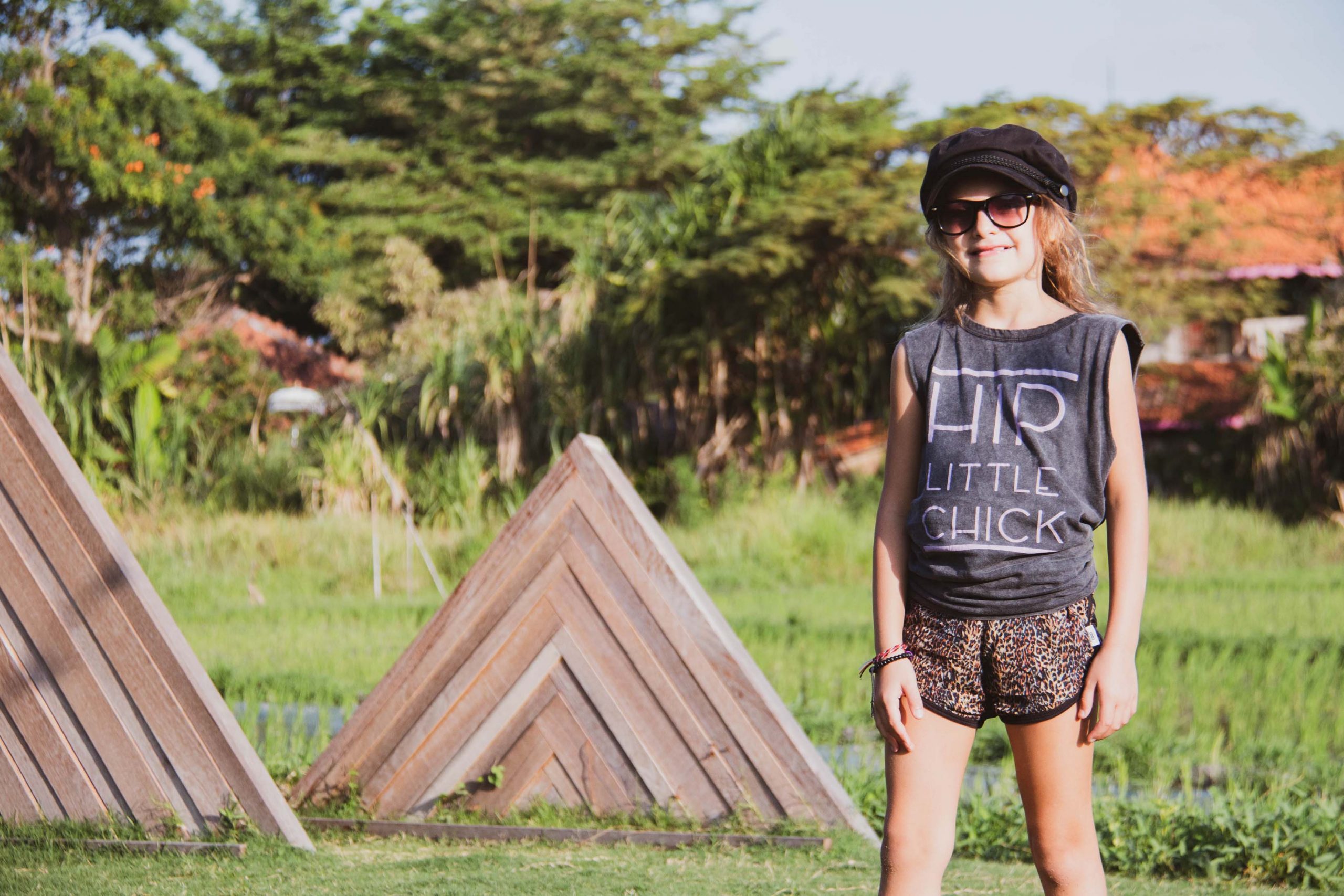 Hip Little Chick-NEW COLOUR RELEASED- Acid Wash Muscle Tee For The Girls