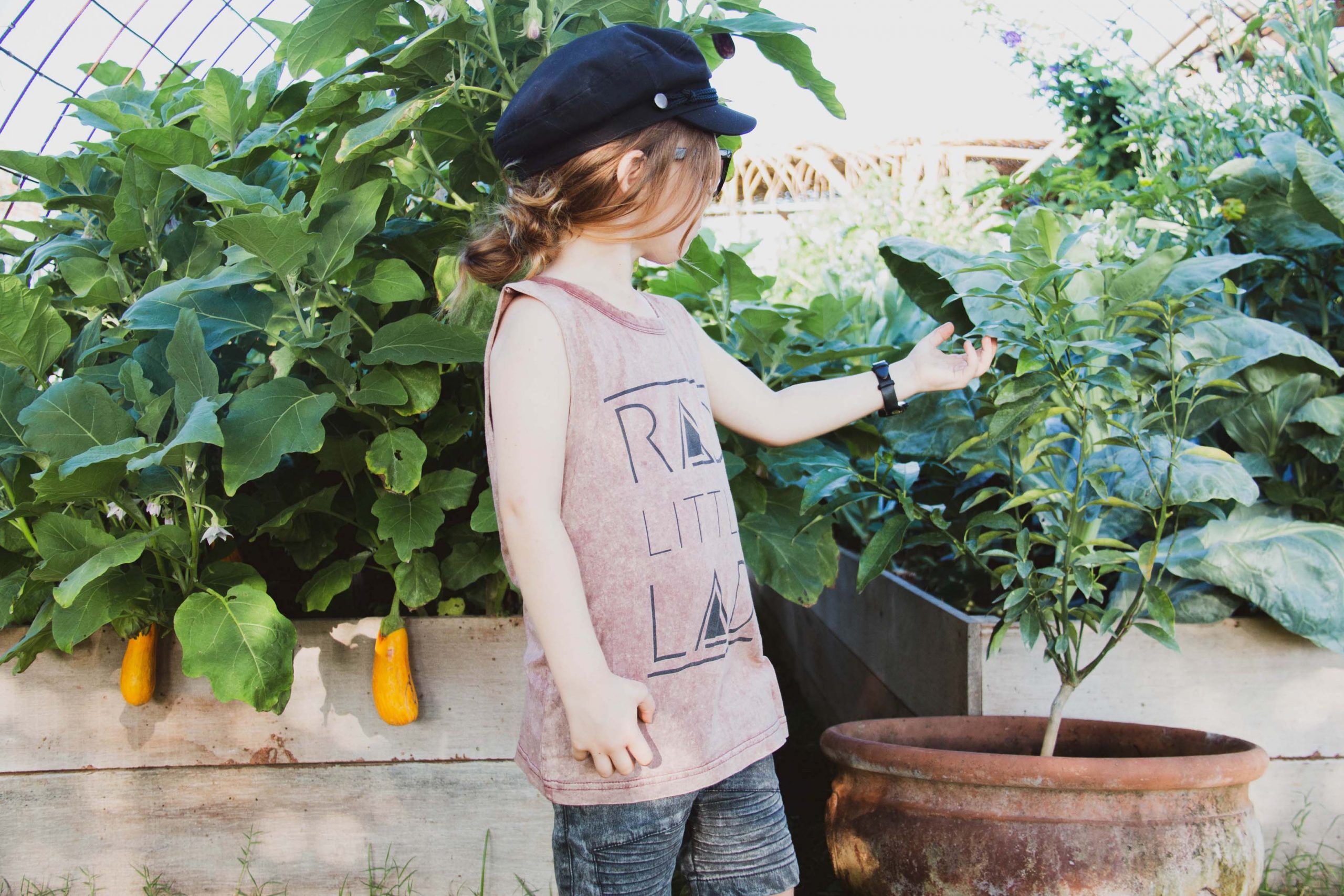 Rad Little Lad-NEW COLOUR RELEASED- Acid Wash Terracotta Kid & Baby Muscle Tee - Image 3