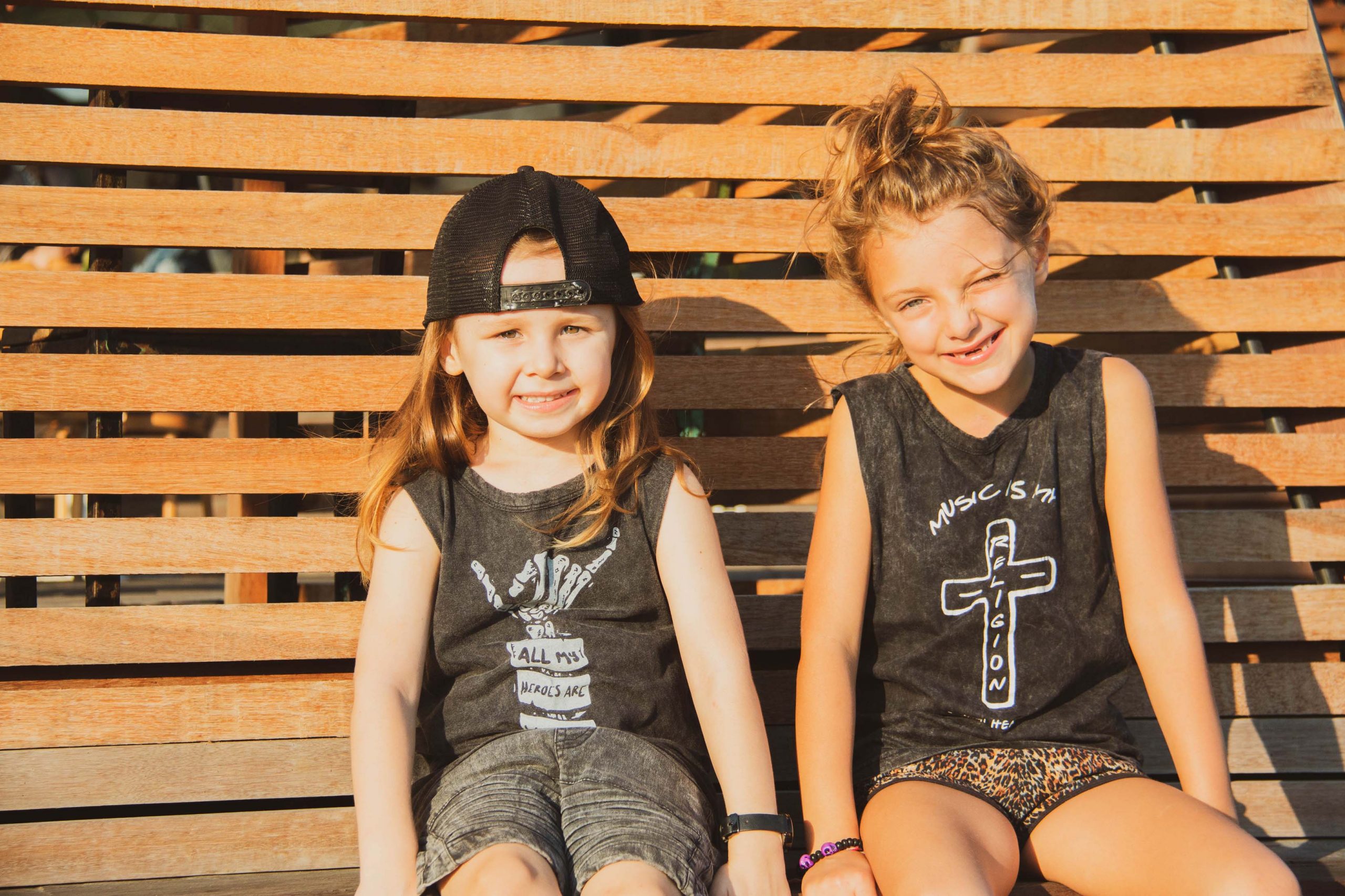 All My Heroes Are Weirdos Dark Grey Acid Wash Baby & Kids Unisex Muscle Tee - Image 7