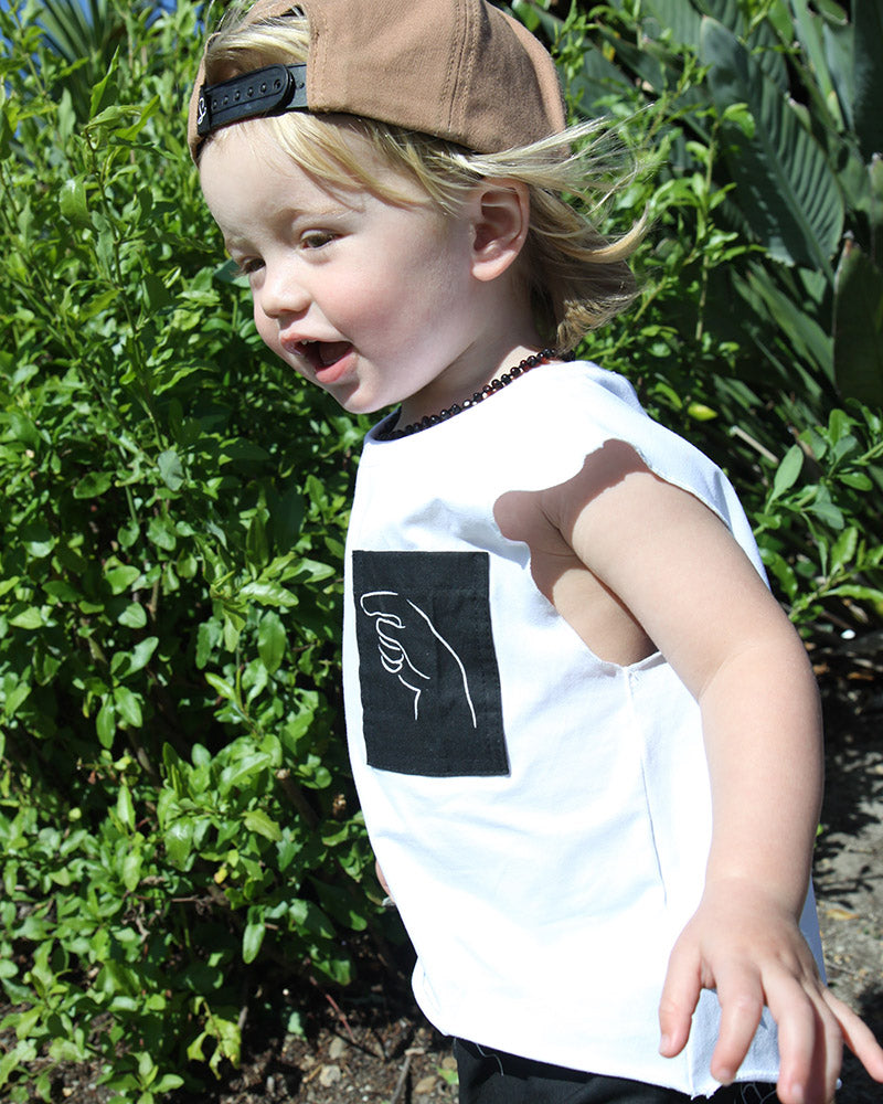 Sign It White Tee - Image 7