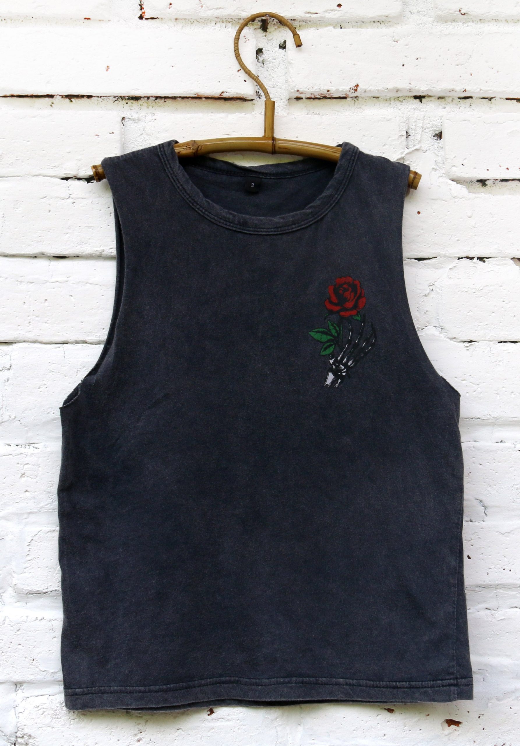 SoCal Black Wet Wash Zepplin Muscle Tee Matching Dad & Child Tee Set - Image 3